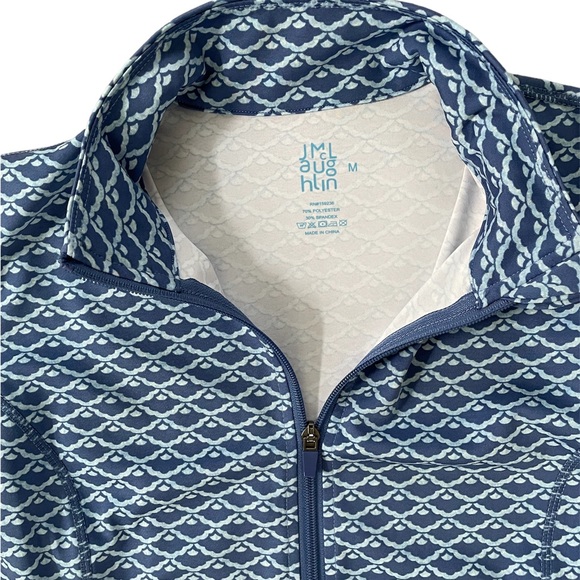 J. McLaughlin Blue Patterned Jacket - Picture 3 of 4